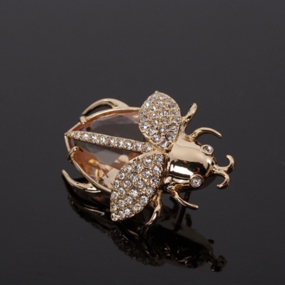 NWT RARE Banana Republic embellished bug brooch